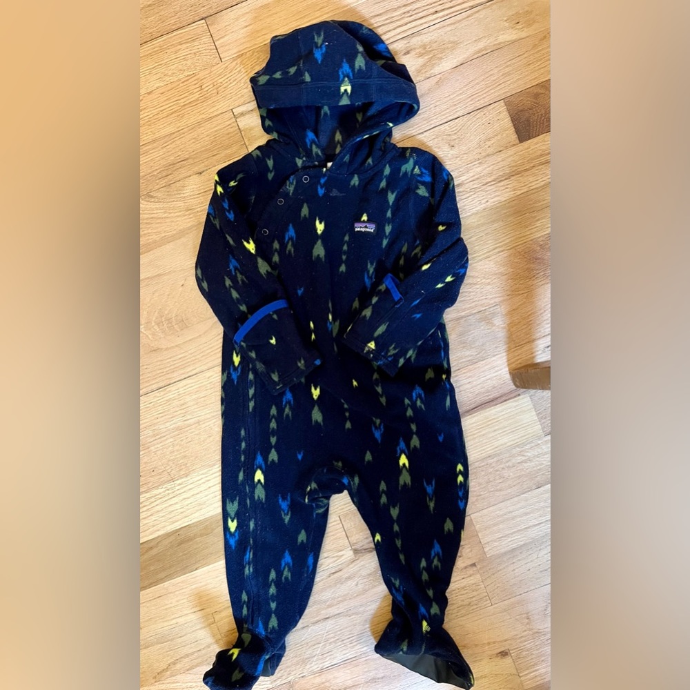 Patagonia Fleece One Piece Suit 6-12 months
